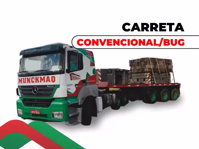 Locação de carreta convencional BUG para transporte de cargas pesadas em Catalão GO