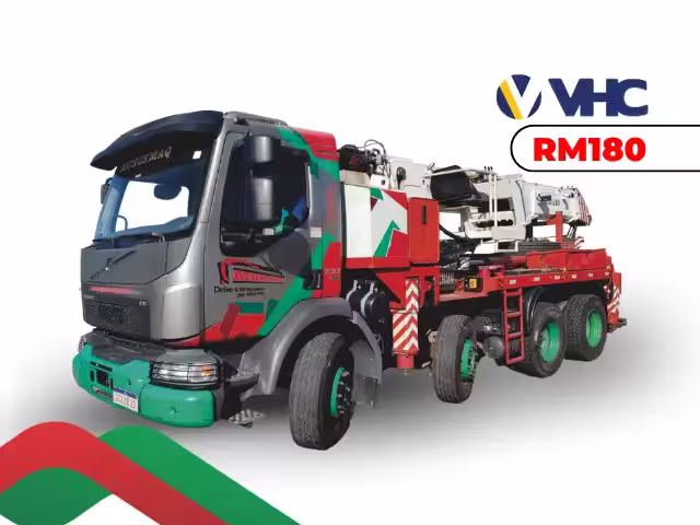 Guindaste rebocador VHC RM180 35 toneladas para locação em Campinas SP