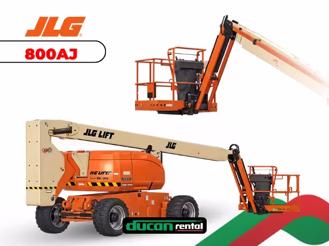 Plataforma articulada JLG 800AJP para aluguel em Campinas SP — 26 metros de alcance para trabalhos em grande altura