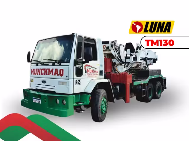 Guindaste Luna TM130 de 130 toneladas disponível em Catalão Goiás