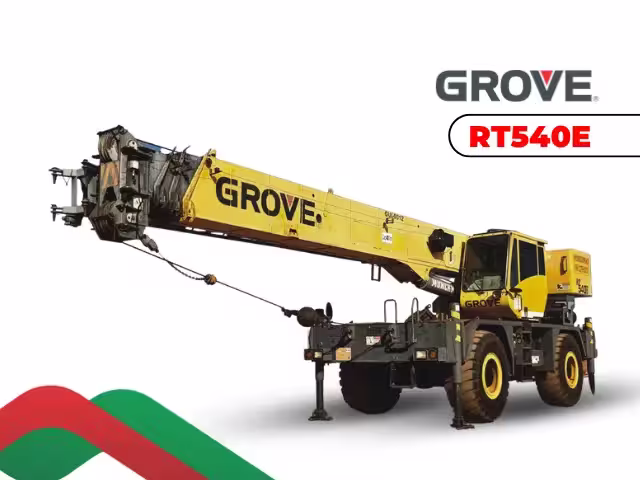 Guindaste Grove RT540E de 35 toneladas para locação em Catalão GO