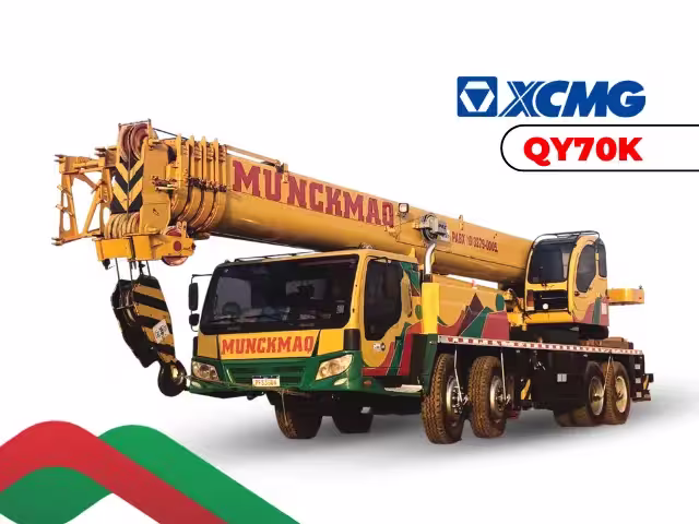 Guindaste XCMG QY70K de 70 toneladas disponível em Catalão GO